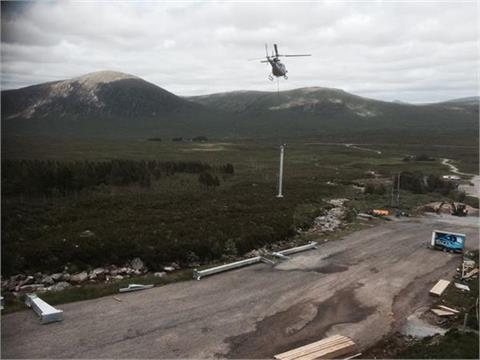 T-bar lift, Glencoe Mountain Resort, Scotland - 2015